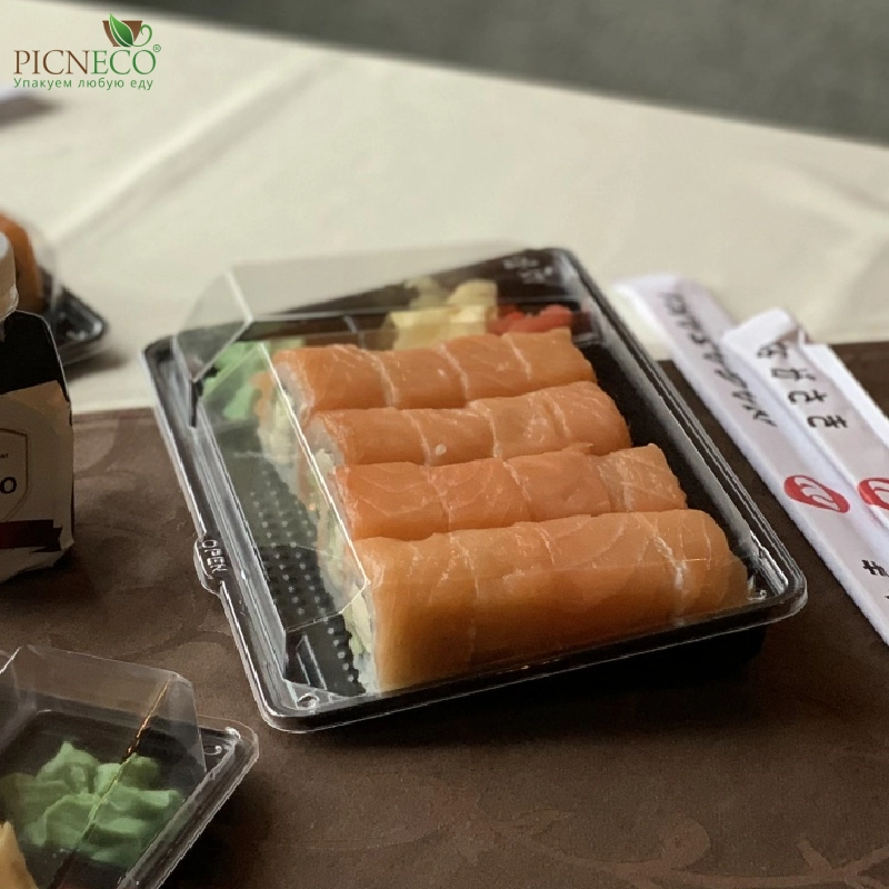 товар Контейнер 3-х секц [дно] для суши PS, 220*148*40 мм, серия КД-011 PLK31919